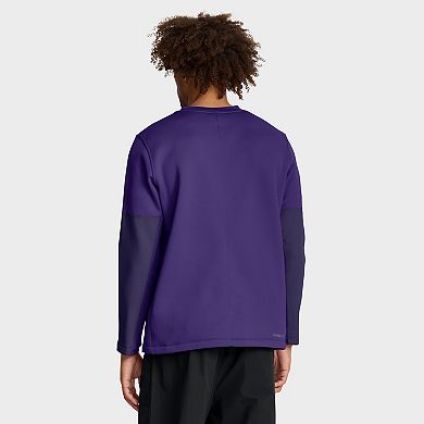 Men's Nike Purple LSU Tigers 2025 Sideline Coach Performance Long Sleeve T-Shirt