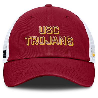 Men's Nike Cardinal USC Trojans 2025 Gameday On-Field Club Adjustable Trucker Hat