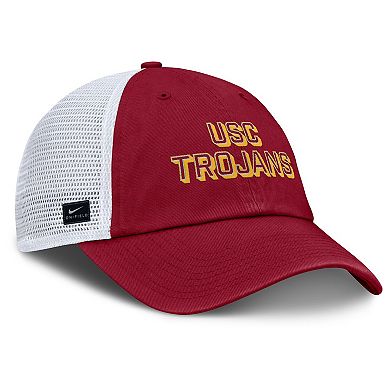 Men's Nike Cardinal USC Trojans 2025 Gameday On-Field Club Adjustable Trucker Hat