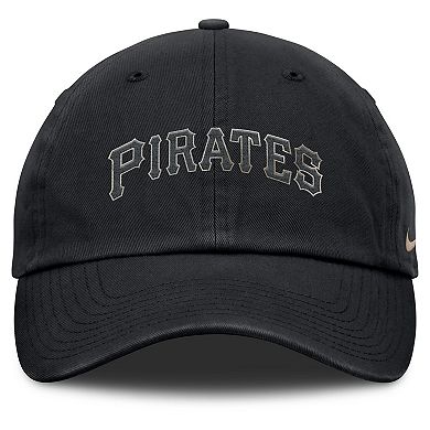 Men's Nike Black Pittsburgh Pirates Camo Pack Club Adjustable Hat