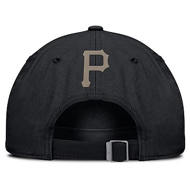Men's Nike Black Pittsburgh Pirates Camo Pack Club Adjustable Hat