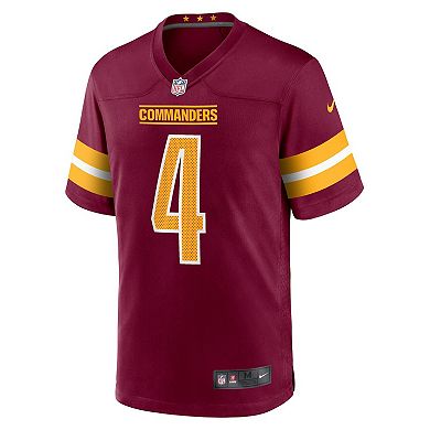 Men's Nike Frankie Luvu Burgundy Washington Commanders Game Jersey