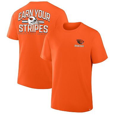 Men's Fanatics Orange Oregon State Beavers Quad Legacy T-Shirt