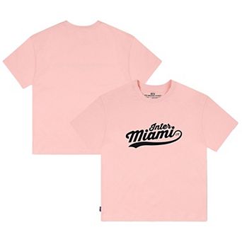 Unisex Live Breathe Futbol Pink Inter Miami CF Swoop T-Shirt