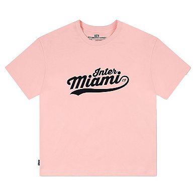 Unisex Live Breathe Futbol Pink Inter Miami CF Swoop T-Shirt