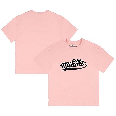 Unisex Live Breathe Futbol Pink Inter Miami CF Swoop T-Shirt