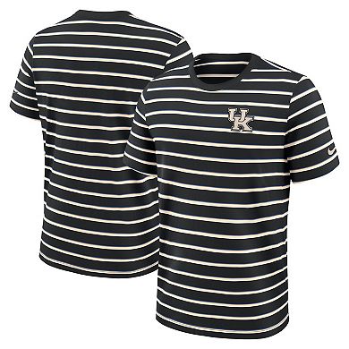 Men's Nike Black Kentucky Wildcats Athletic Prep Legacy Summit Stripe T-Shirt