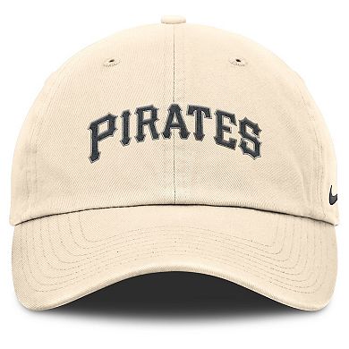 Men's Nike Natural Pittsburgh Pirates Camo Pack Club Adjustable Hat