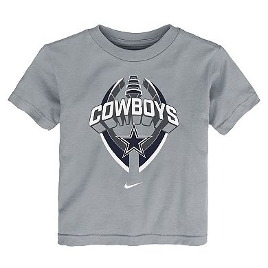 Toddler Nike Gray Dallas Cowboys Icon Legend T-Shirt