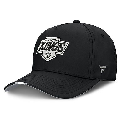 Men's Fanatics Black Los Angeles Kings 2025 NHL Draft Authentic Pro On-Stage Podium A-Frame Adjustable Hat