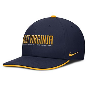 Men's Nike Navy West Virginia Mountaineers 2025 On-Field Pro Performance Adjustable Hat