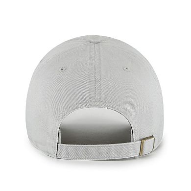 Men's '47 Gray Ohio State Buckeyes Clean Up Adjustable Hat