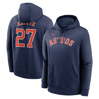 Men's Nike Jose Altuve Navy Houston Astros Player Name & Number Club Fleece Pullover Hoodie