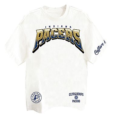 Men's Two Hype Off White Indiana Pacers Drip & Dime Collection Premium T-Shirt