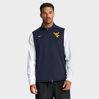 Men's Nike Navy West Virginia Mountaineers Primetime Victory Performance Full-Zip Vest