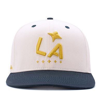 Unisex Live Breathe Futbol Natural LA Galaxy Tilted Adjustable Hat
