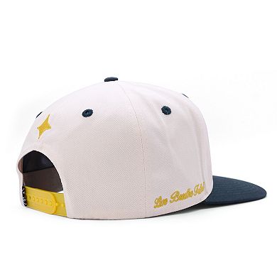 Unisex Live Breathe Futbol Natural LA Galaxy Tilted Adjustable Hat