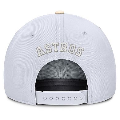 Men's Nike White/Cream Houston Astros Pro Performance Snapback Hat
