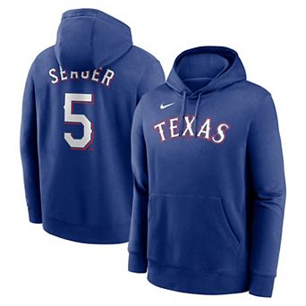 Men's Nike Corey Seager Royal Texas Rangers Player Name & Number Club Fleece Pullover Hoodie