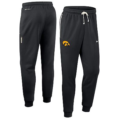 Men's Nike Black Iowa Hawkeyes 2025 Sideline Standard Issue Dri-FIT Taper Pants