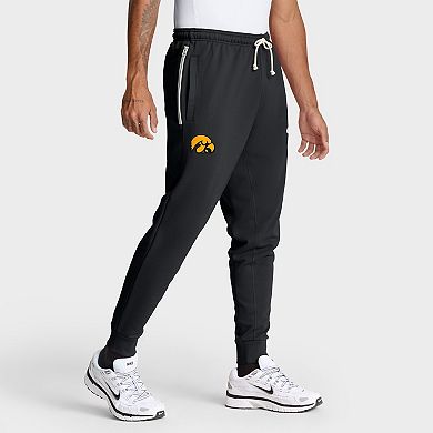 Men's Nike Black Iowa Hawkeyes 2025 Sideline Standard Issue Dri-FIT Taper Pants