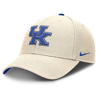 Men's Nike Natural Kentucky Wildcats Rise Primetime Performance Trucker Adjustable Hat