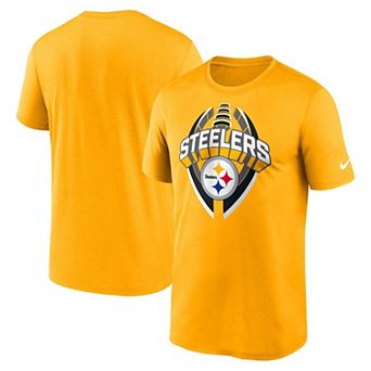 Men's Nike Gold Pittsburgh Steelers Legend Icon Performance T-Shirt