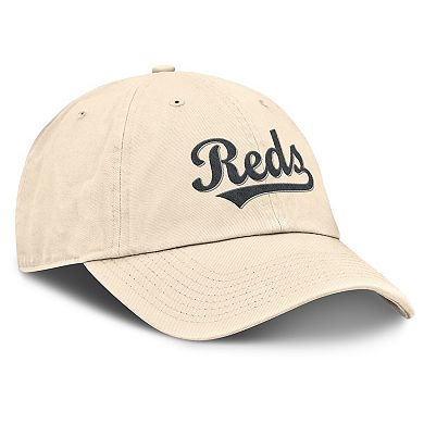 Men's Nike Natural Cincinnati Reds Camo Pack Club Adjustable Hat