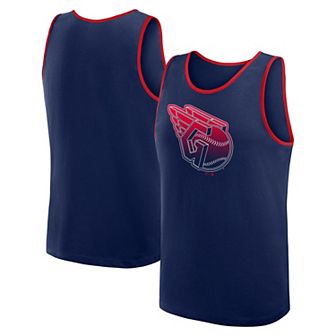 Men's Logo Athletic Navy Cleveland Guardians Unmatched Success Tank Top