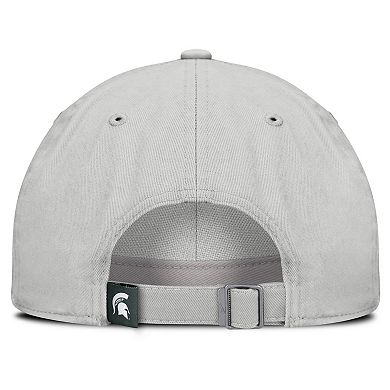 Men's Nike Gray Michigan State Spartans 2025 On-Field Gameday Club Adjustable Hat