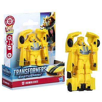Transformers EarthSpark 1-Step Smash Changers Bumblebee Action Figure by Hasbro