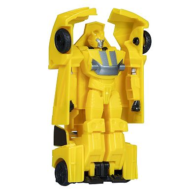 Transformers EarthSpark 1-Step Smash Changers Bumblebee Action Figure by Hasbro