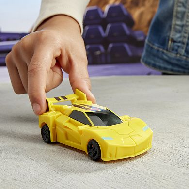 Transformers EarthSpark 1-Step Smash Changers Bumblebee Action Figure by Hasbro