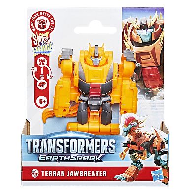 Transformers EarthSpark Smash Changers Terran Jawbreaker Action Figure by Hasbro