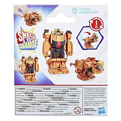 Transformers EarthSpark Smash Changers Terran Jawbreaker Action Figure by Hasbro