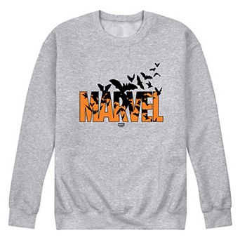 Men's Marvel Logo Bats Crew Fleece Sweatshirt