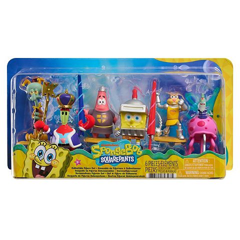 Детские фигурки Just Play SpongeBob SquarePants Dunces & Dragons 6 pc Collectible Figure Set