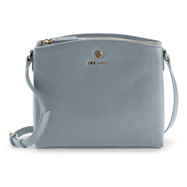 Nine West Siera Triple Compartment Crossbody Bag - Bluestone