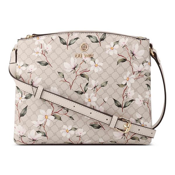 Nine West Siera Triple Compartment Crossbody Bag - Floral
