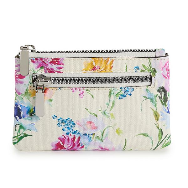 Arona RFID-Blocking Coin Pouch - Rose Bouquets