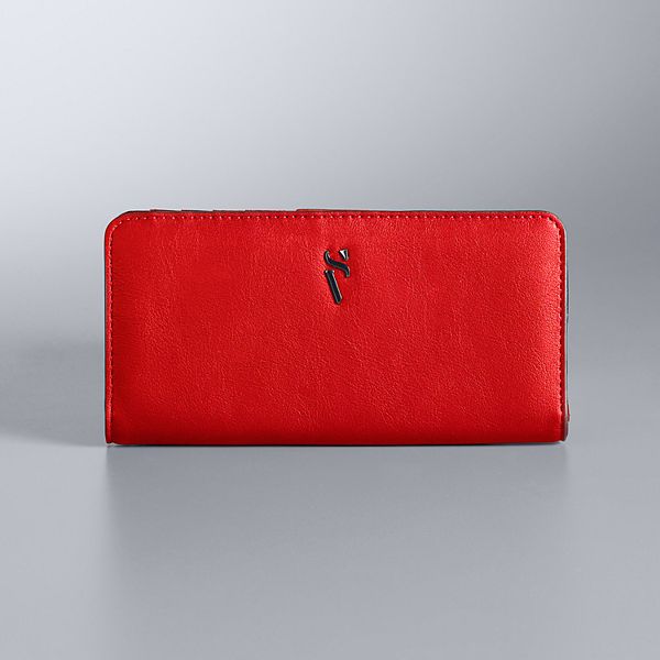 Simply Vera Vera Wang Vivian Wallet - Barbados Cherry