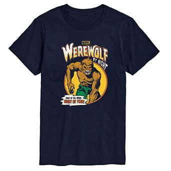 Men's Marvel Strange Tales Werewolf By Night Graphic Tee