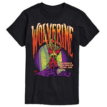 Men's Marvel Wolverine Zombie Back From The Beyond Graphic Tee