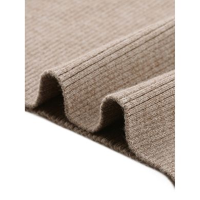 Ribbed Knit Sweater Top for Women Long Sleeve Crewneck Fitted Pullover Shirt