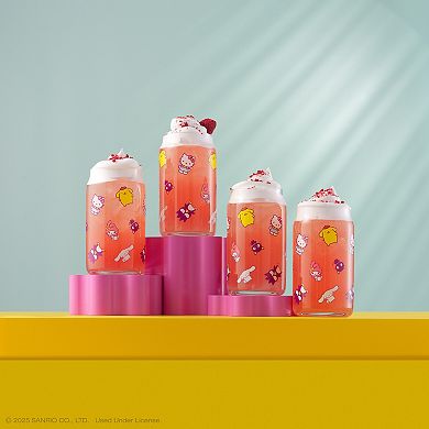 JoyJolt Hello Kitty and Friends 4-pc. Daydream Tumbler Glass Set