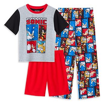Boys Sonic 2 pc Pajama Top & Pajama Bottoms Set