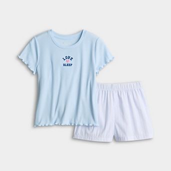 Girls 4-12 Cuddl Duds® 2 pc Pajama Top & Pajama Bottoms Set