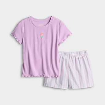 Girls 4-12 Cuddl Duds® 2 pc Pajama Top & Pajama Bottoms Set