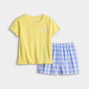 Girls 4-12 Cuddl Duds® 2 pc Pajama Top & Pajama Bottoms Set