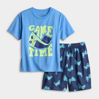 Boys 4-16 Cuddl Duds® Short Sleeve Pajama Top & Pajama Bottoms Set
